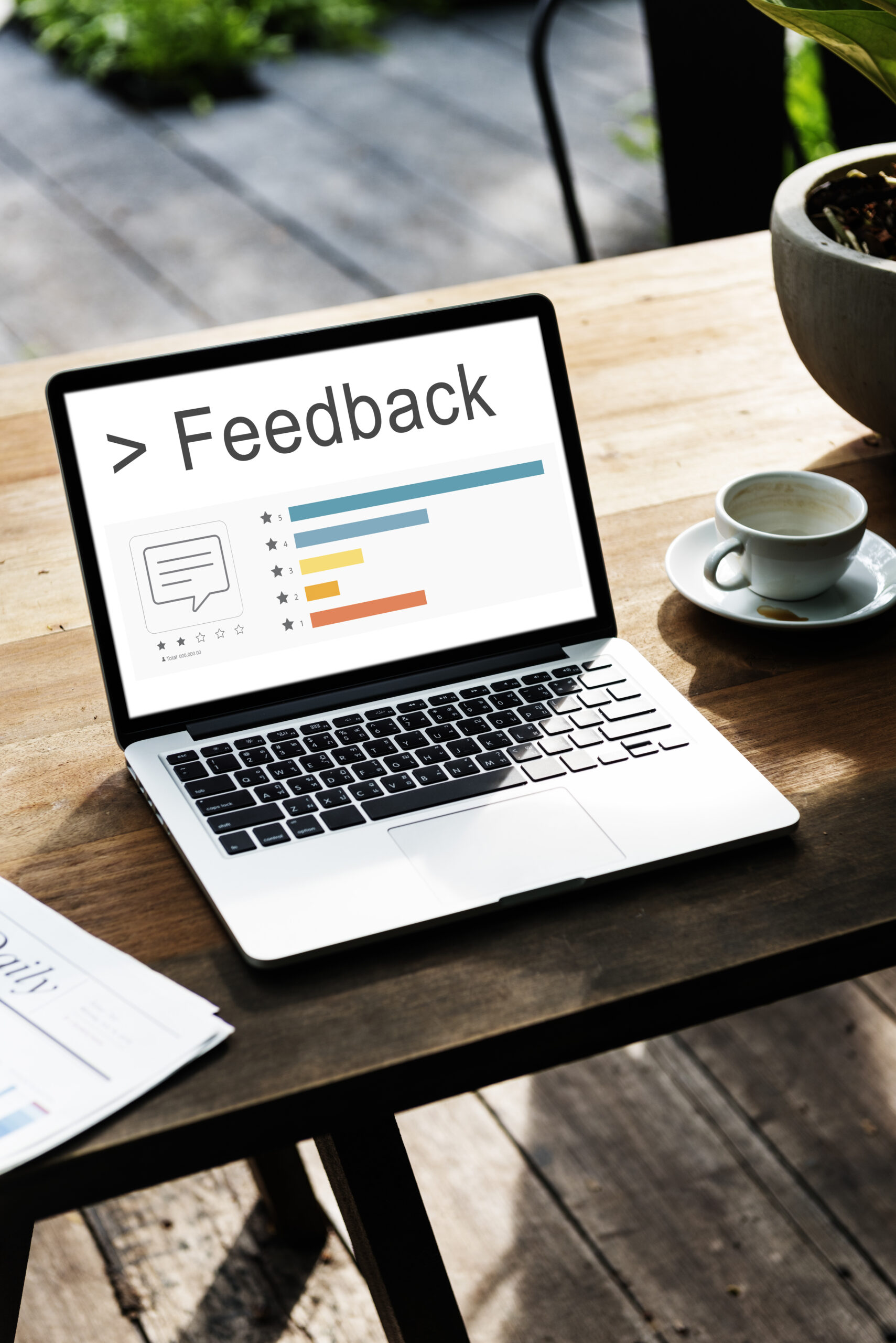Feedback comment survey support response bar word